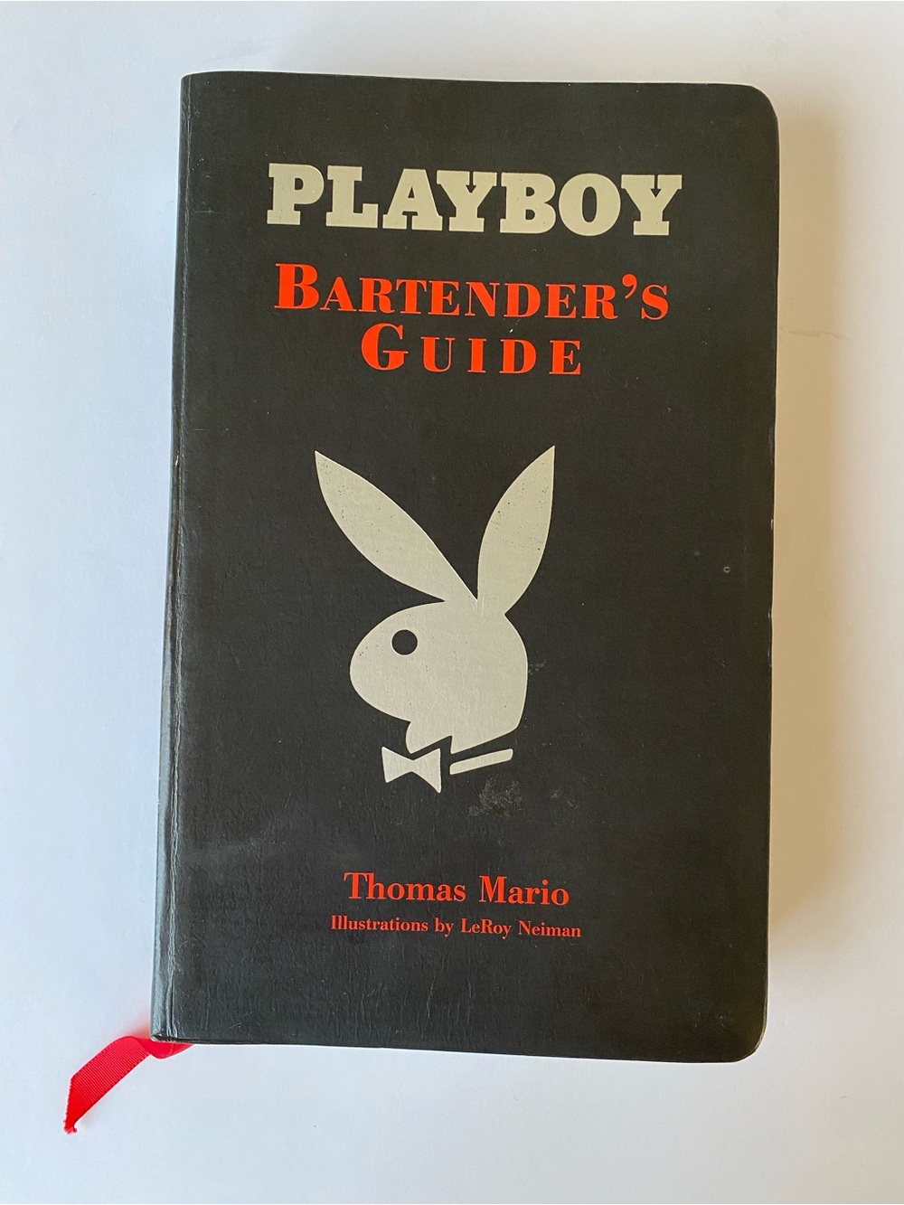 Playboy Bartender's Guide Book Softcover Cocktail Recipes Thomas Mario Retro